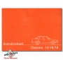 Alfa Romeo Giulietta 116 instructieboekje