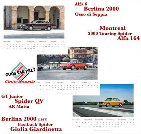 Alfa Romeo kalender 2018